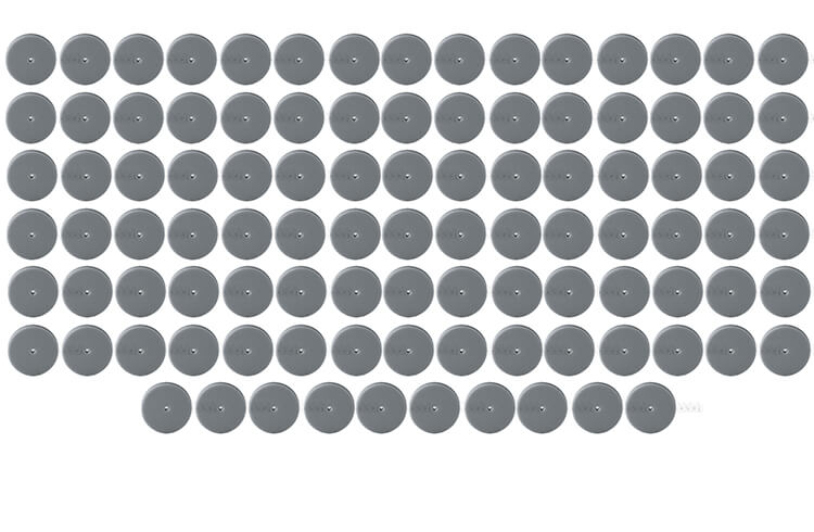 100 Bimspolierer Rad grau