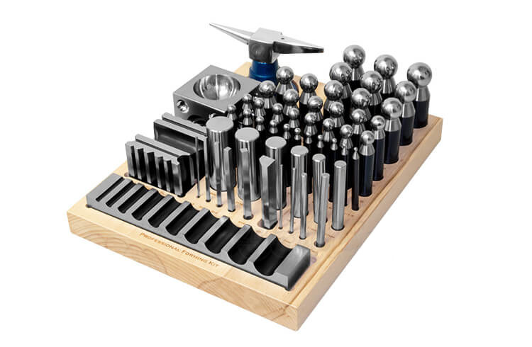 Punzensatz mit Würfelanken und Flachanke 56-teilig